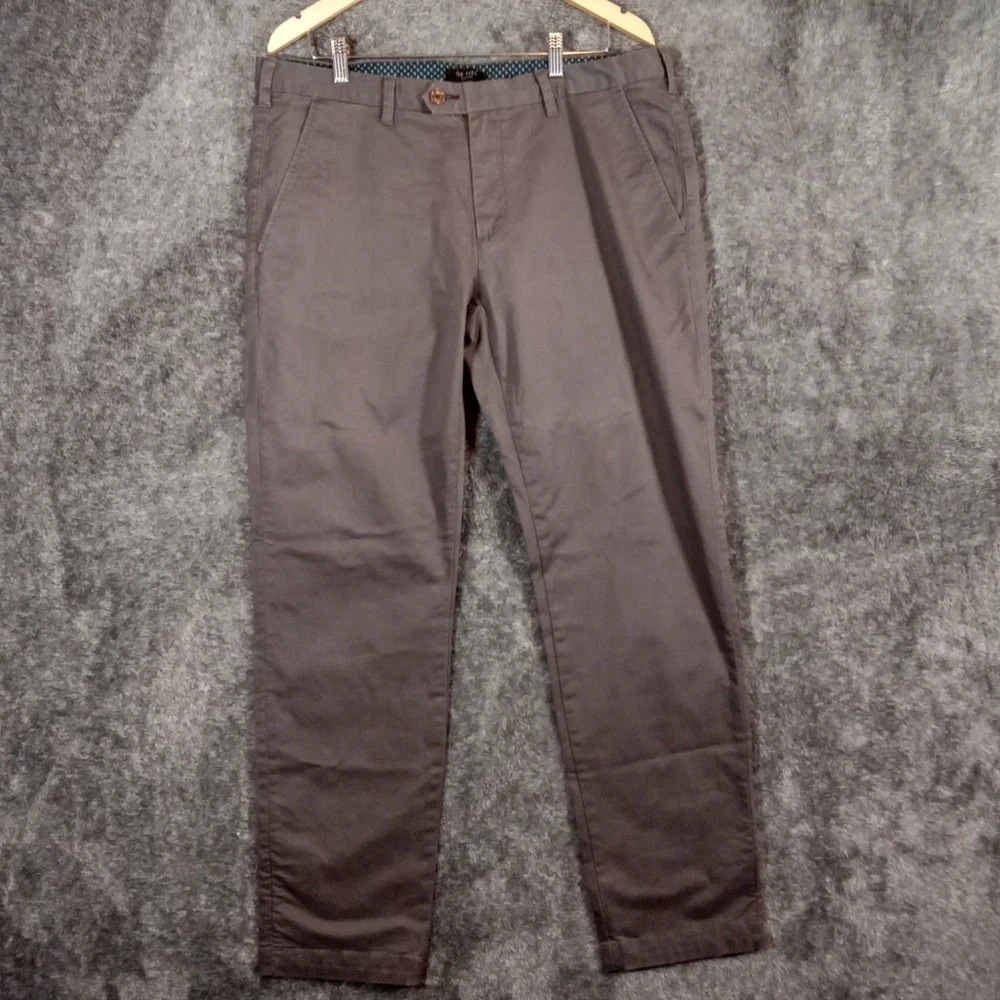 Ted baker London seleb slim fit chinos brown men's pants size 36R